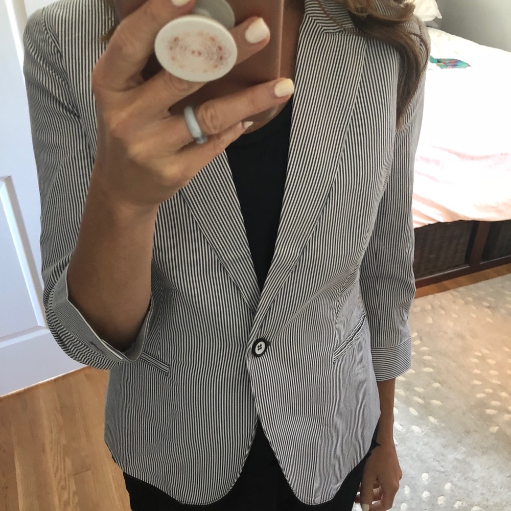 Striped blazer
